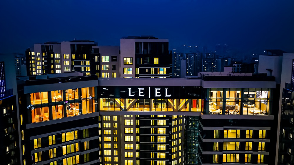 ‘잠실 르엘’ 스카이브릿지 전경./사진제공=롯데건설