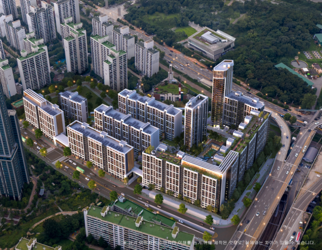 이촌 르엘 조감도./사진제공=롯데건설