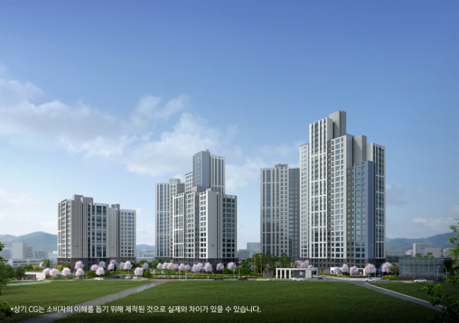 두산위브 더센트럴 수원 투시도./사진제공=두산건설