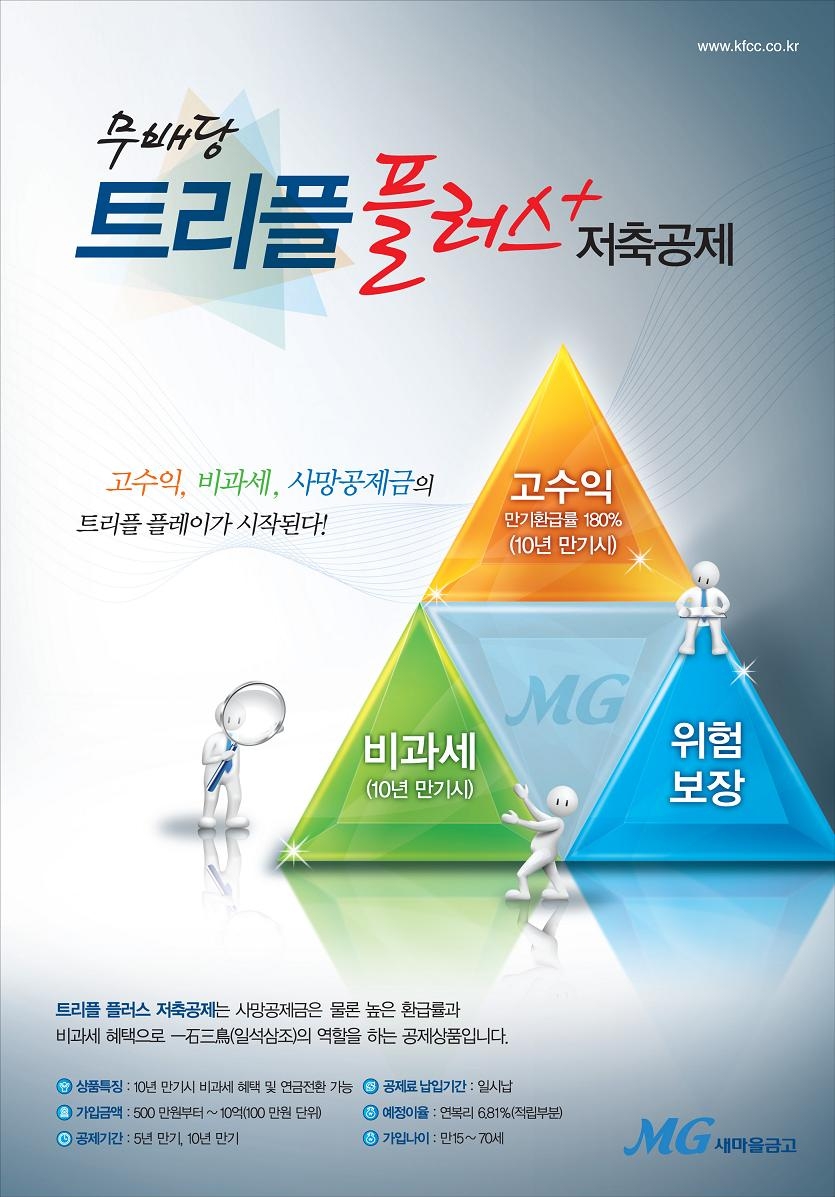 새마을금고 `트리플 플러스` 저축보험 출시