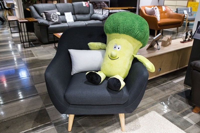 자이언트 브로콜리 인형. 이랜드리테일 제공