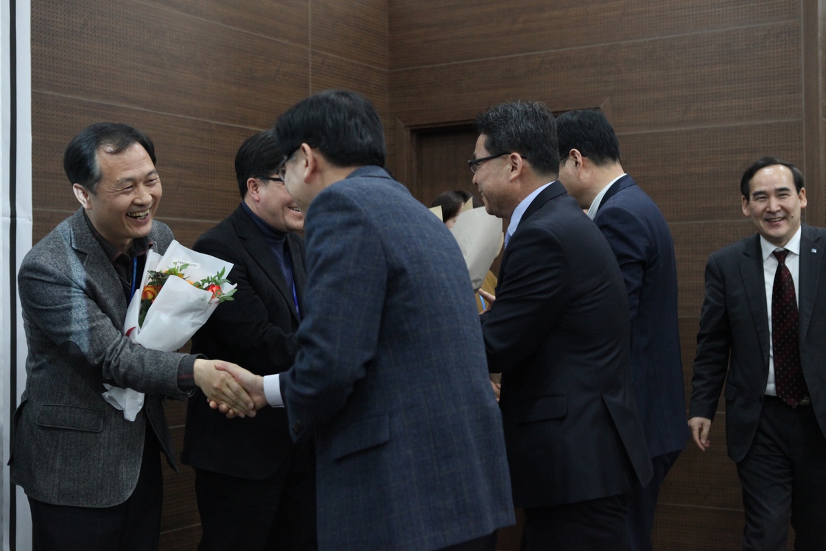 지난 28일 나주본부에서 열린 사학연금 전략콘서트 개최 현장.