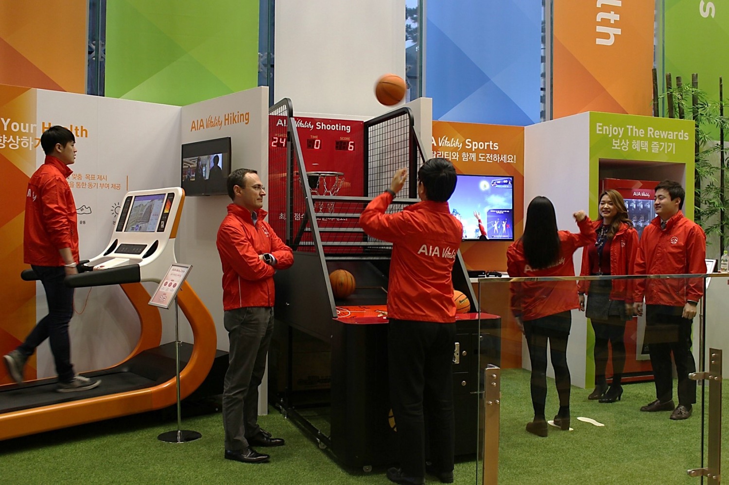 ‘건강과 재미를 동시에’…남대문 AIA타워에 바이탈리티 존 오픈