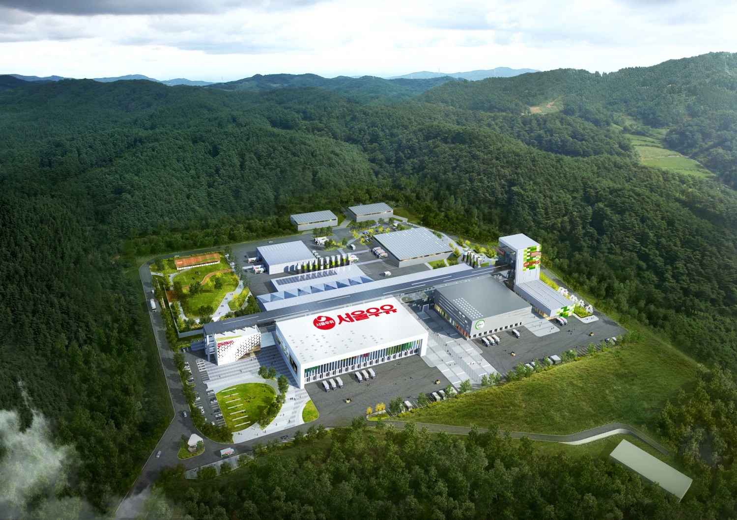 서울우유 ‘양주 통합 신공장’ 조감도. 서울우유 제공