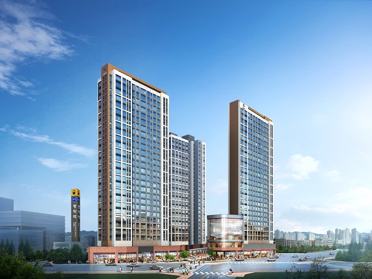 △안양 명학역 유보라 더 스마트 투시도