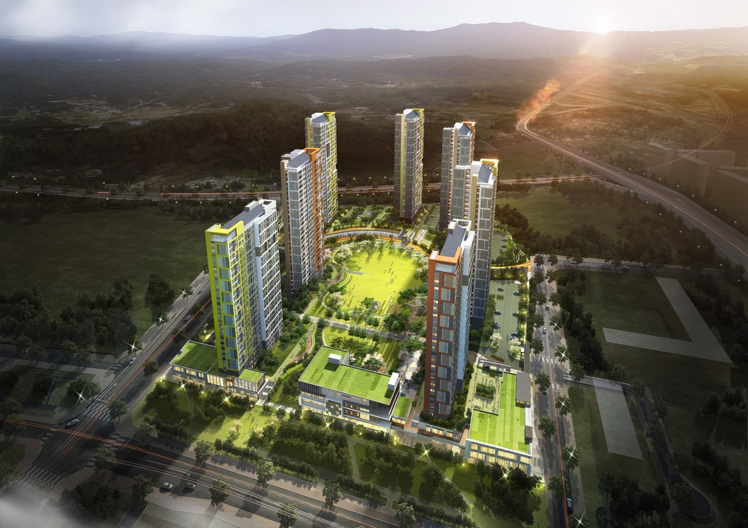 △다산지금A5/하남덕풍 공공주택사업 조감도