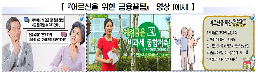 금융감독원, 대한노인회·서울시와 협업 어르신용 금융정보영상 홍보