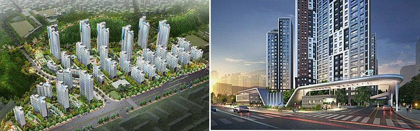 ▲ 래미안 강남포레스트. ▲ 신반포 센트럴자이.