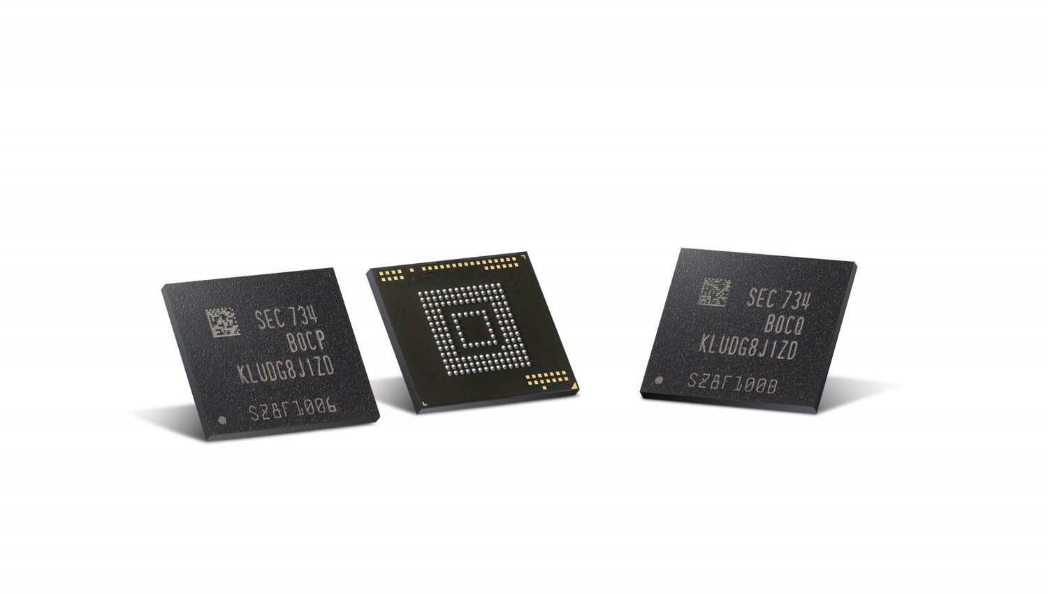 △‘자동차용 eUFS’ 메모리 반도체 제품 /사진제공=삼성전자