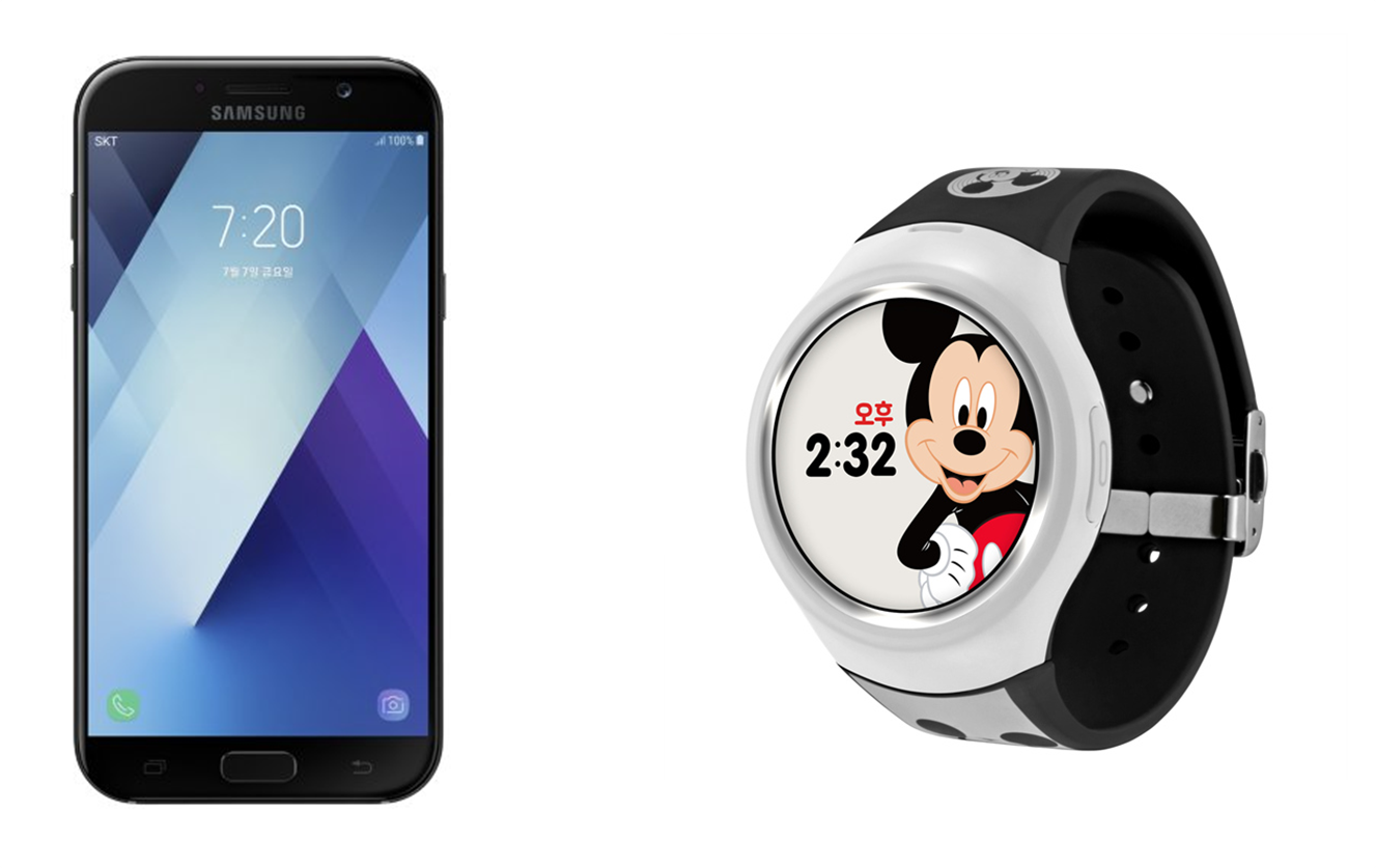 △왼쪽부터 갤럭시A7(2017)과 준 스페셜에디션