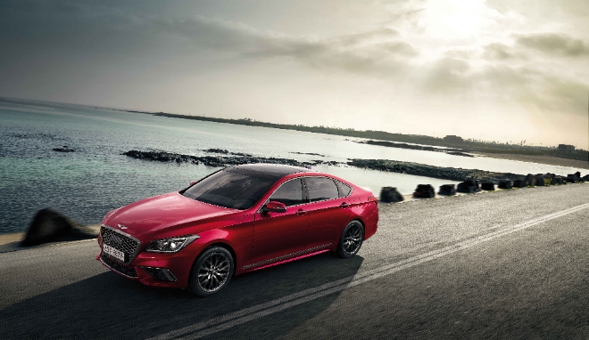 ‘G80 2018’ 외형.사진=제네시스