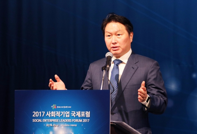 최테원 SK그룹 회장. 사진=SK그룹.