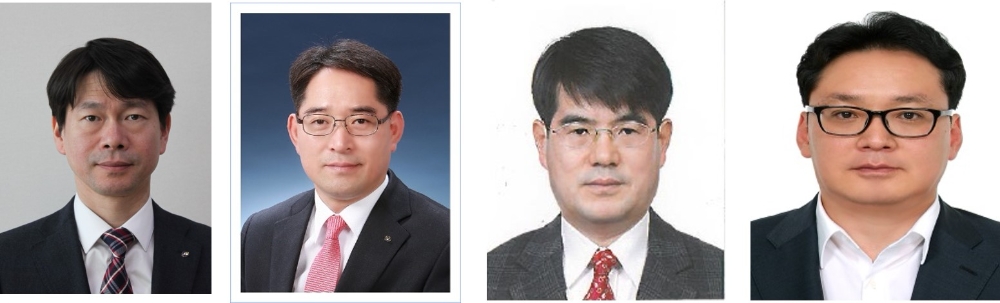 △DGB캐피탈은 2018 조직개편과 인사를 실시했다. (왼쪽부터) 윤정권 리스크관리본부장, 강성준 산업금융본부장, 김정현 오토금융실장, 전동준 개인금융실장./사진=DGB캐피탈