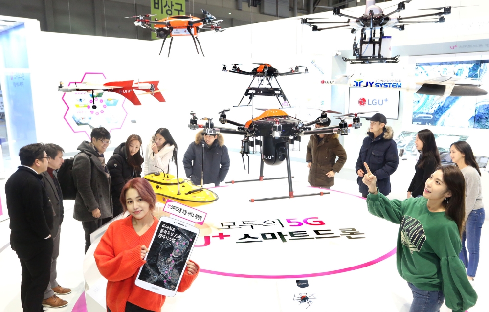 LG유플러스, 국내 최초 ‘LTE 관제시스템 연계 수상드론’ 선보인다