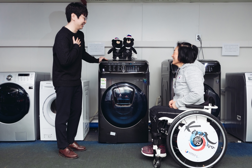 삼성전자, 평창 패럴림픽에 ‘플렉스워시’ 등 세탁기·건조기 공급