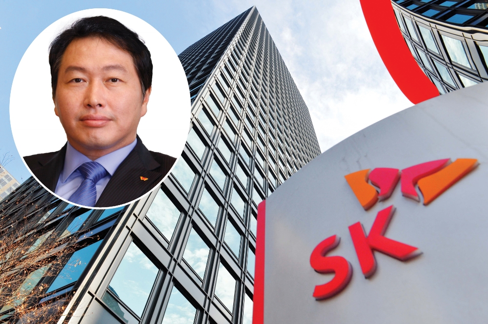 최태원의 SK, 지주사 매출액 100조원 넘본다