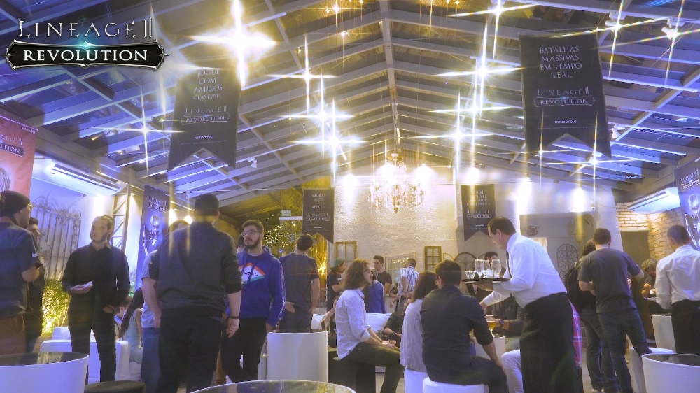 △브라질에서 진행된 리니지2 레볼루션 게임 시연회 현장