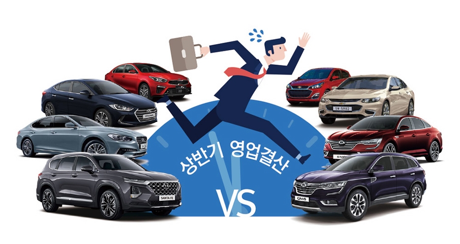 현대·기아차 vs GM·르노 6월 판매 ‘대회전’