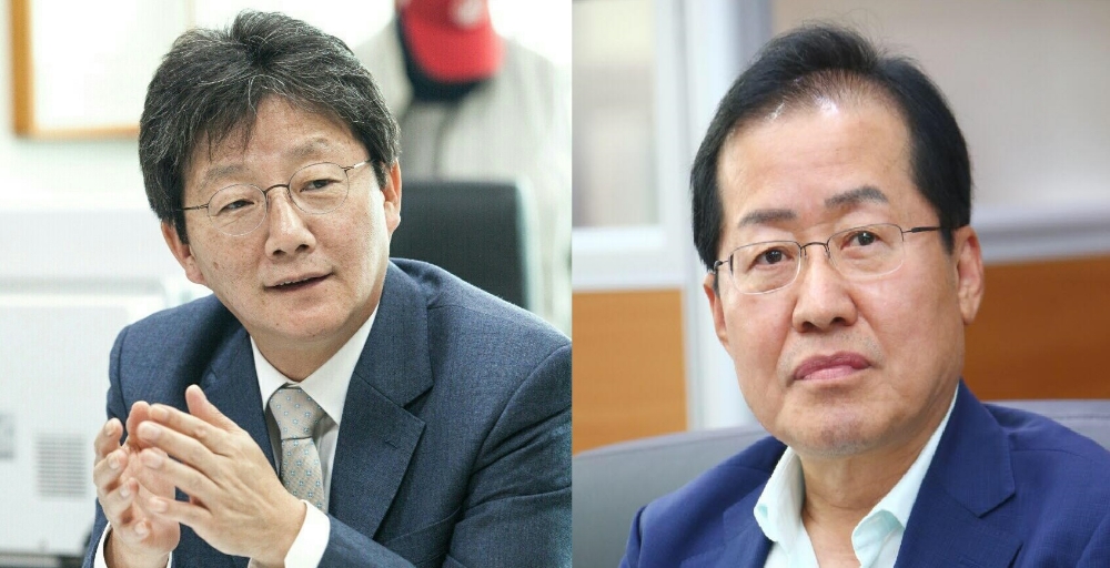 △유승민 바른미래당 공동대표 (좌), 홍준표 자유한국당 대표 (우) / 사진=각 의원 페이스북