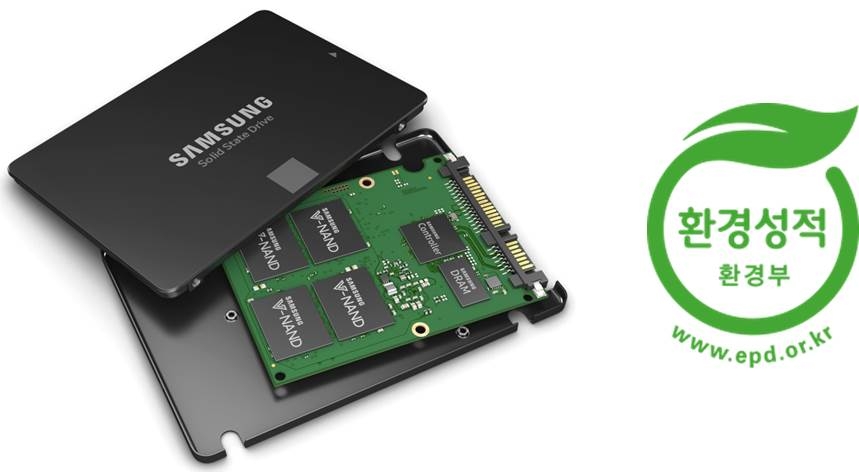 △삼성전자가 환경부로부터 고용량 V낸드 제품 ‘환경성적표지’ 인증을 획득했다 / 사진=삼성전자