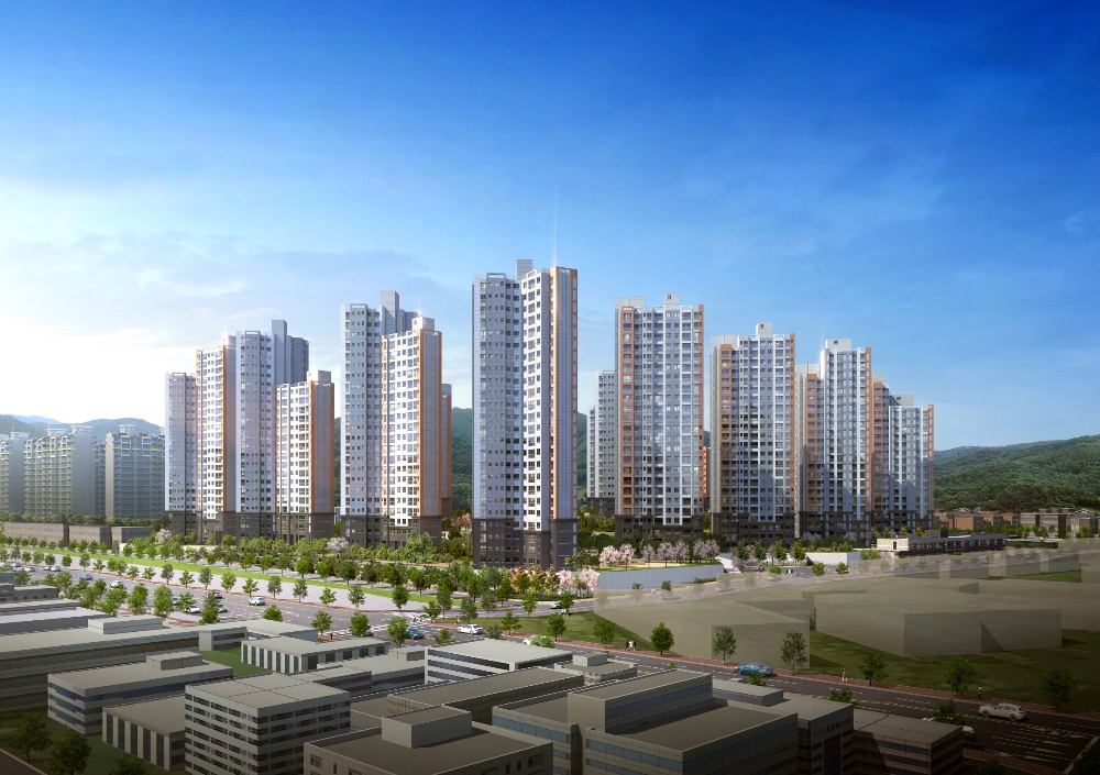 시흥 대야역 두산위브 더파크 조감도/사진제공=두산건설