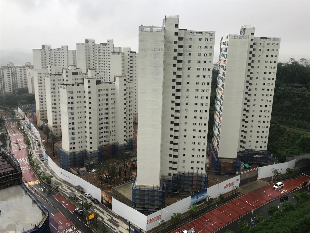 '김포 풍무 꿈에그린 2차' 공사 현장 /사진제공=한화건설