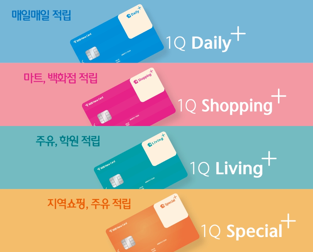 하나카드, ‘1Q 플러스’ 카드 시리즈 500만좌 돌파 눈앞