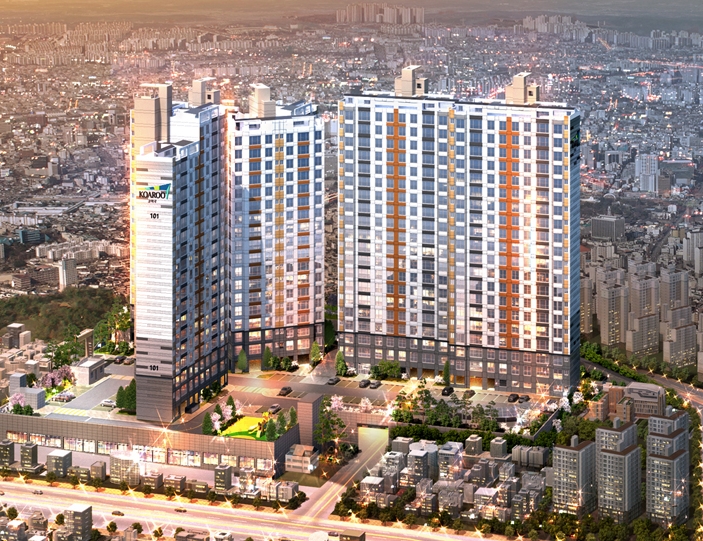 광주 백운 코아루 아팰리스힐 조감도. /사진=분양정보 홈페이지