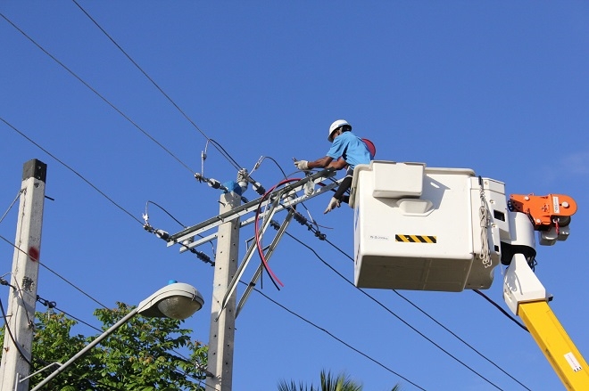 도미니카공화국 현지 공사 사진. 출처 : 한국전력.