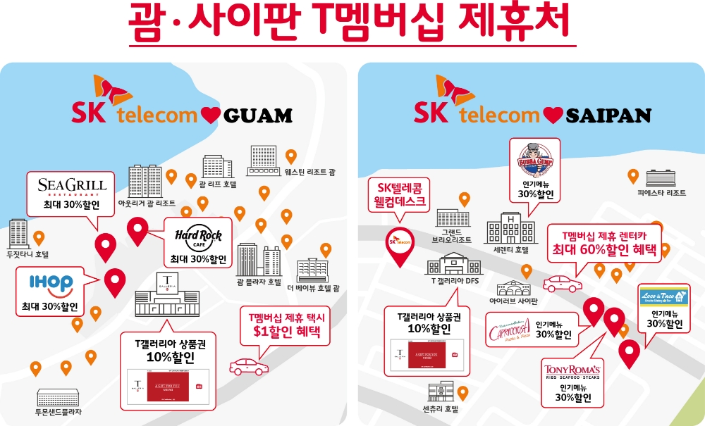 해외서도 내 요금제 그대로 쓴다…SKT ‘T괌·사이판패스’ 출시