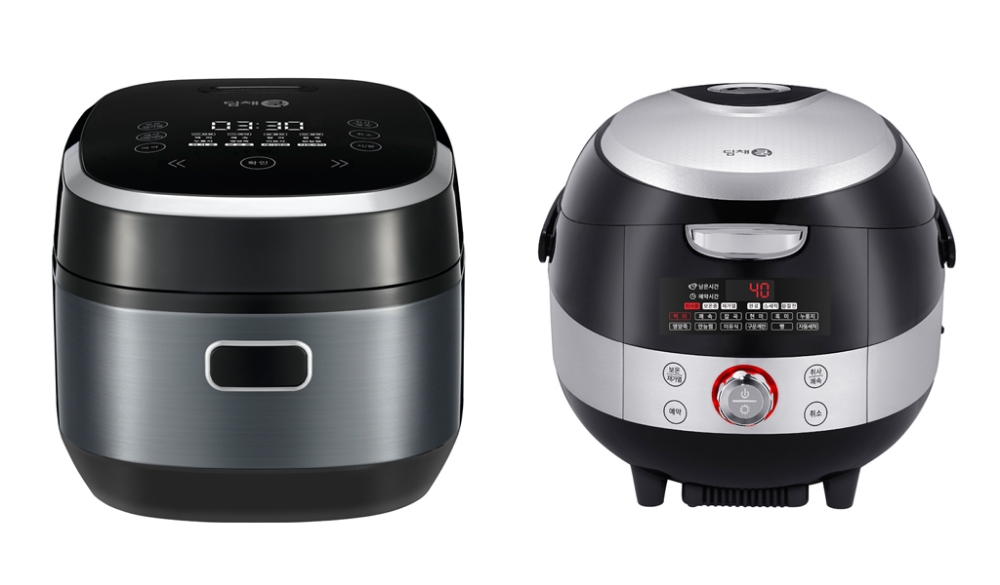 △딤채쿡 5인용 IH 전기보온밥솥과 딤채쿡 8인용 전자식 밥솥