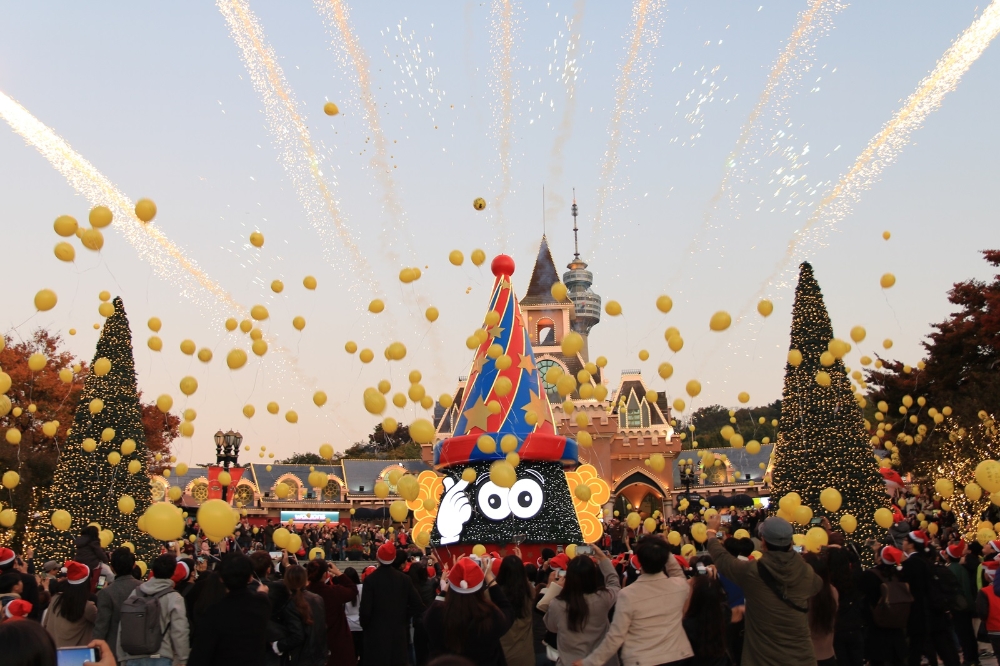 이랜드 이월드, 3일 크리스마스트리 점등식