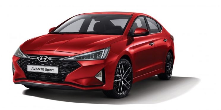 '더 뉴 아반떼 스포츠'. 사진=현대자동차.