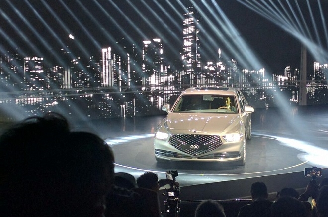 27일 제네시스는 서울 신라호텔에서 G90 공식 출시 행사를 개최했다.