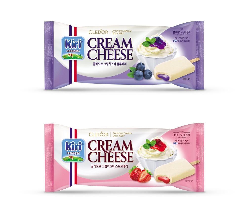 빙그레, kiri 시리즈 '끌레도르 크림치즈바' 라인업 확대