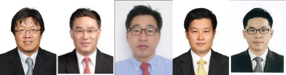 (왼쪽부터) 김영훈 전무, 도한준 전무, 김준환 상무, 고낙천 상무, 박민 상무. /사진제공=호텔신라