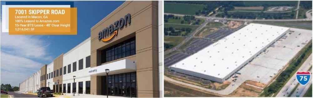 미래에셋대우가 이번에 인수한 아마존 물류센터 전경. 사진=미래에셋대우