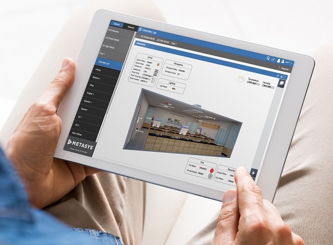 메타시스 10.0 UI. (사진=존슨콘트롤즈)