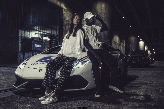 피치스와 람보르기니의 'WE DELIVER FASTER' 캠페인. (사진=한국타이어)