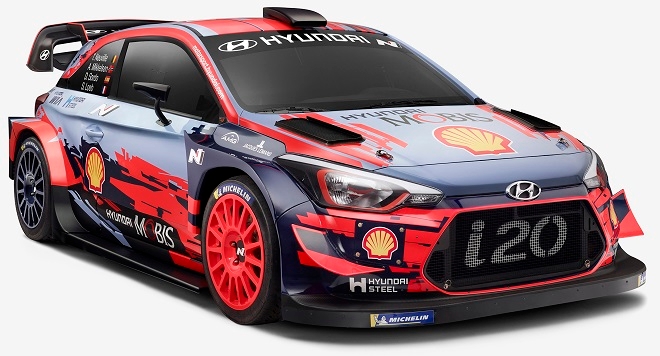 2019 WRC 출전하는 i20 쿠페 WRC. (사진=현대자동차)