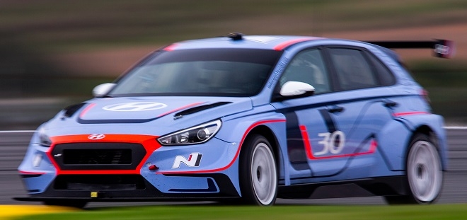 WTCR 출전하는 i30 N TCR. (사진=현대자동차)