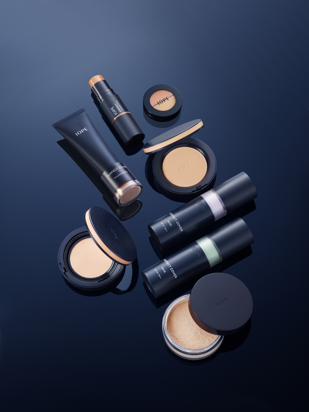 아이오페, 퍼펙트 커버 메이크업 라인 강화