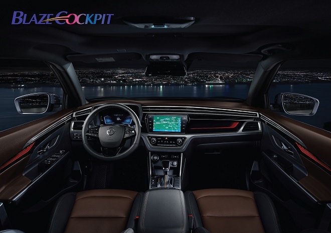 신형 코란도 내부 모습. (사진=쌍용차.)