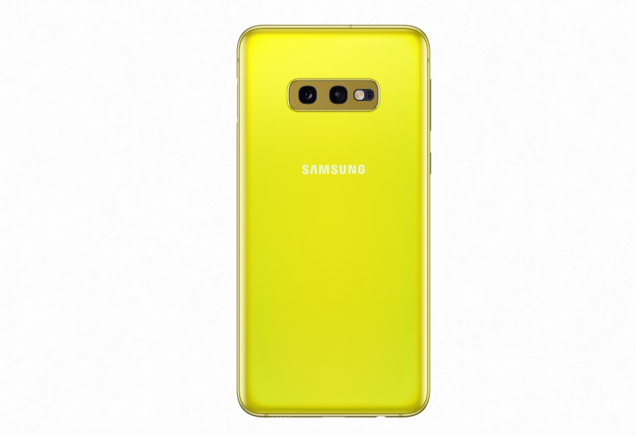 △모델 중 카나리아 엘로우의 뒷면 모습/사진=삼성전자
