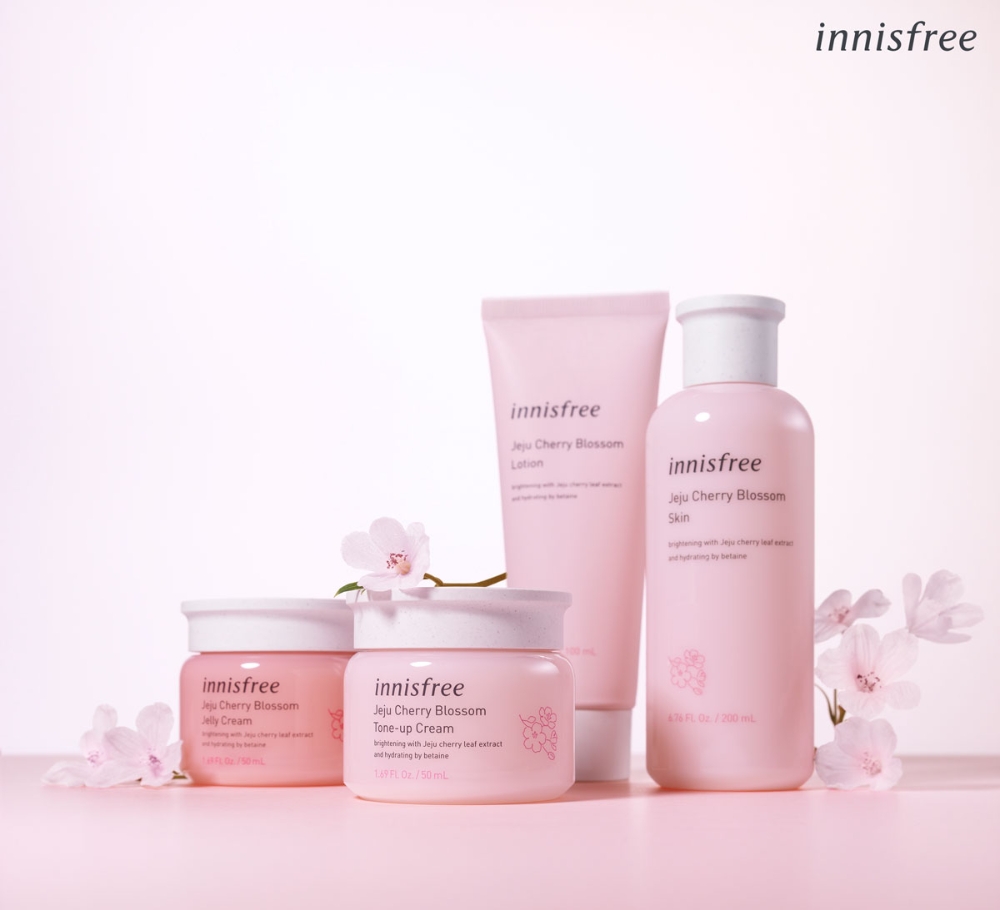 이니스프리, 3년 만에 새 원료...'제주 왕벚꽃' 라인 4종 출시