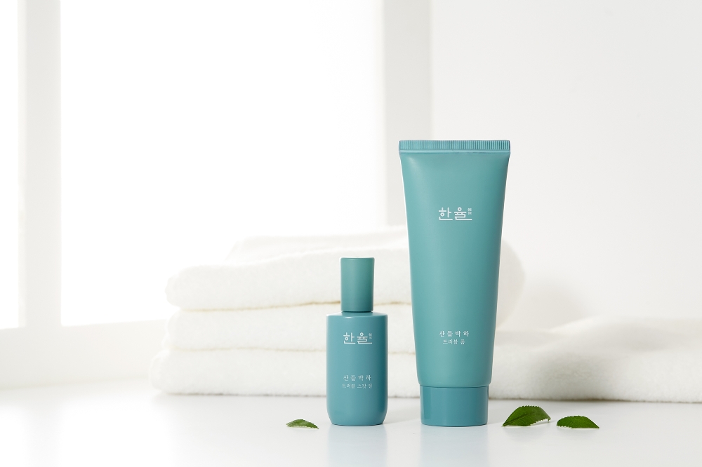 한율, 산들박하 트러블 스팟젤 대용량 한정 출시