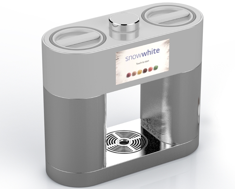 △캡슐형 아이스크림 제조 기기 스노우화이트/사진=LG전자