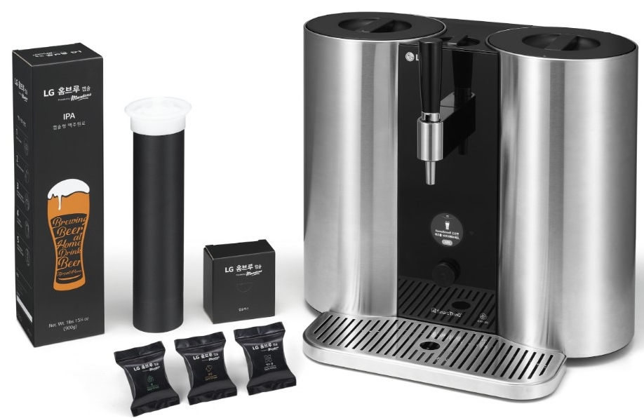 △캡슐맥주제조기 홈브루/사진=LG전자