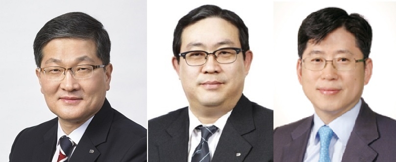 △이준섭 현 보험개발원 부원장 (좌), 강호 교보생명 고문 (중), 박상래 법무법인 김앤장 자문위원 (우)