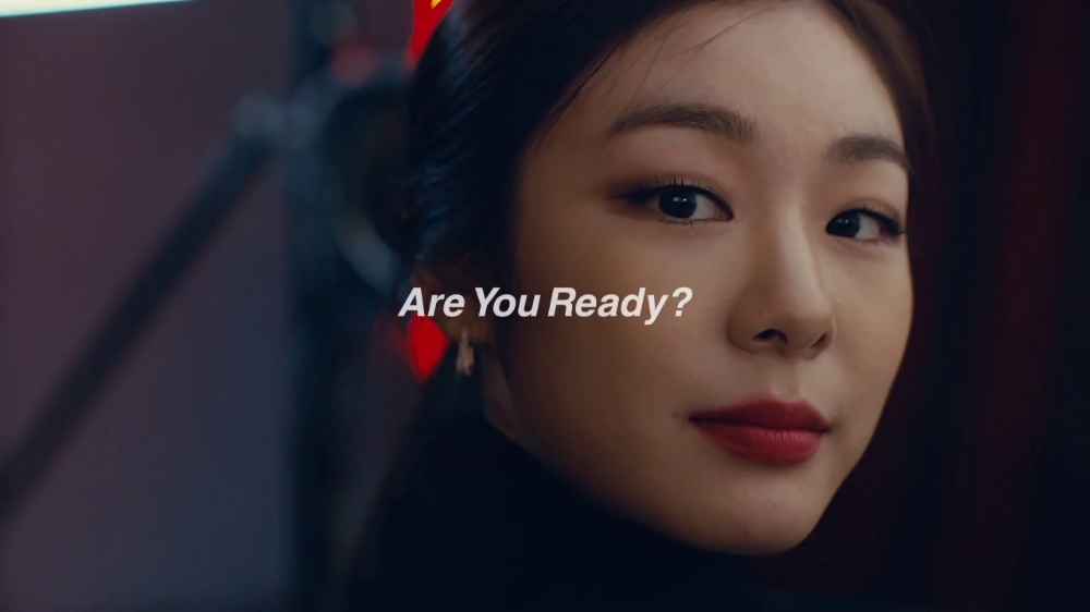 △SKT 5GX 광고 중 ALL READY 편에 출연한 김연아의 모습/사진=오승혁 기자(유튜브 영상 캡처)